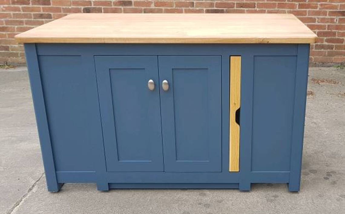 Kitchen Island Hand Made Bespoke Extending Islands Hand Etsy UK