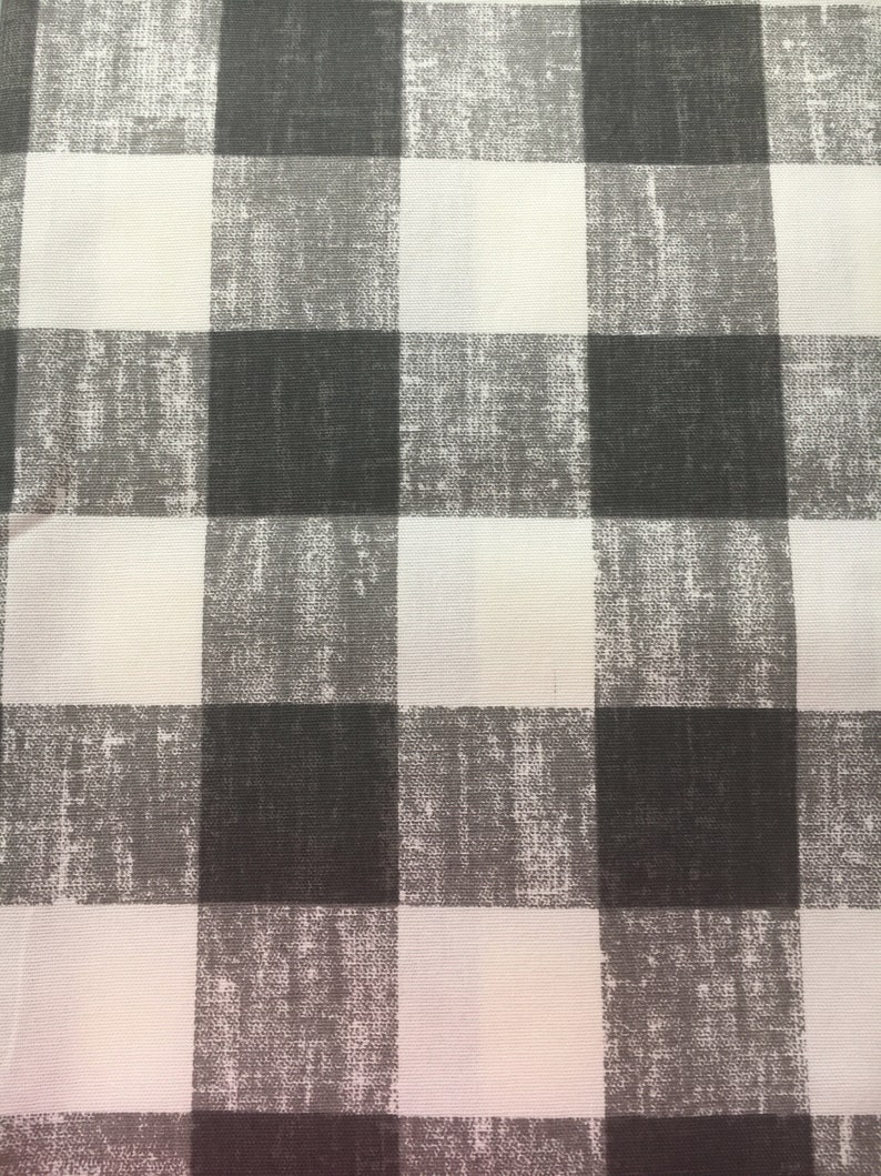Gray & white Table runner Buffalo check table runner Plaid Etsy