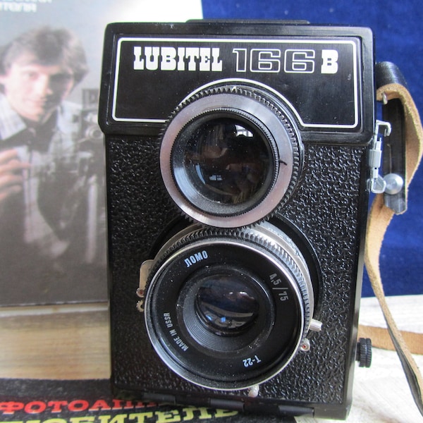 Lubitel-166 B LOMO Cámara réflex soviética de formato medio y doble lente. Colección de época. Gran compra