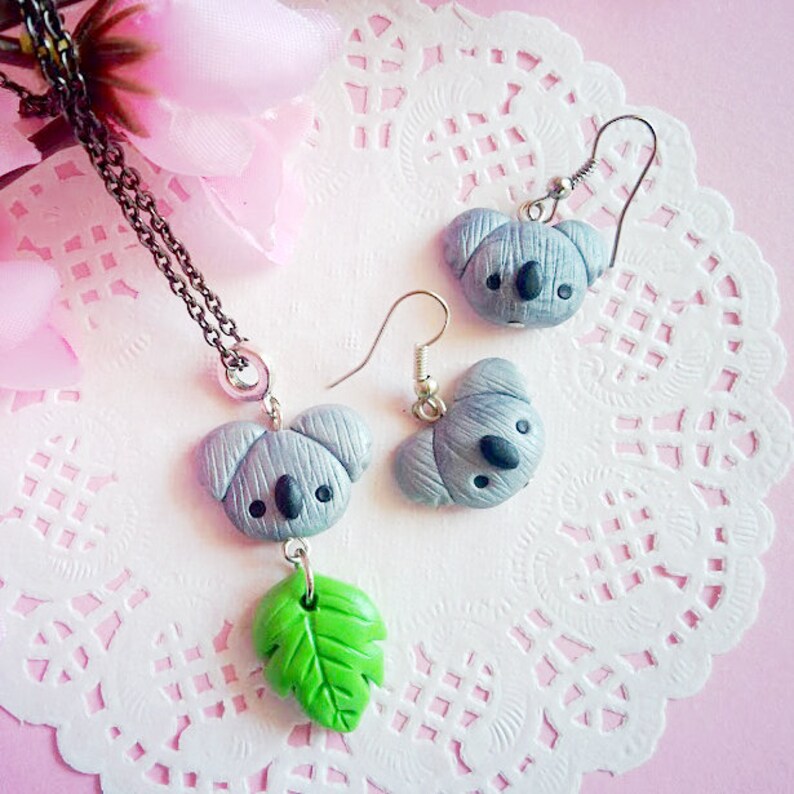 Orecchini A Cerchio Koala In Argento 925 – Ipoallergenici, Con Simpatico Koala, Regalo Per Donne