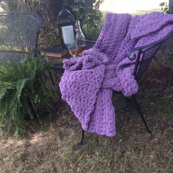 Chunky Throw Etsy