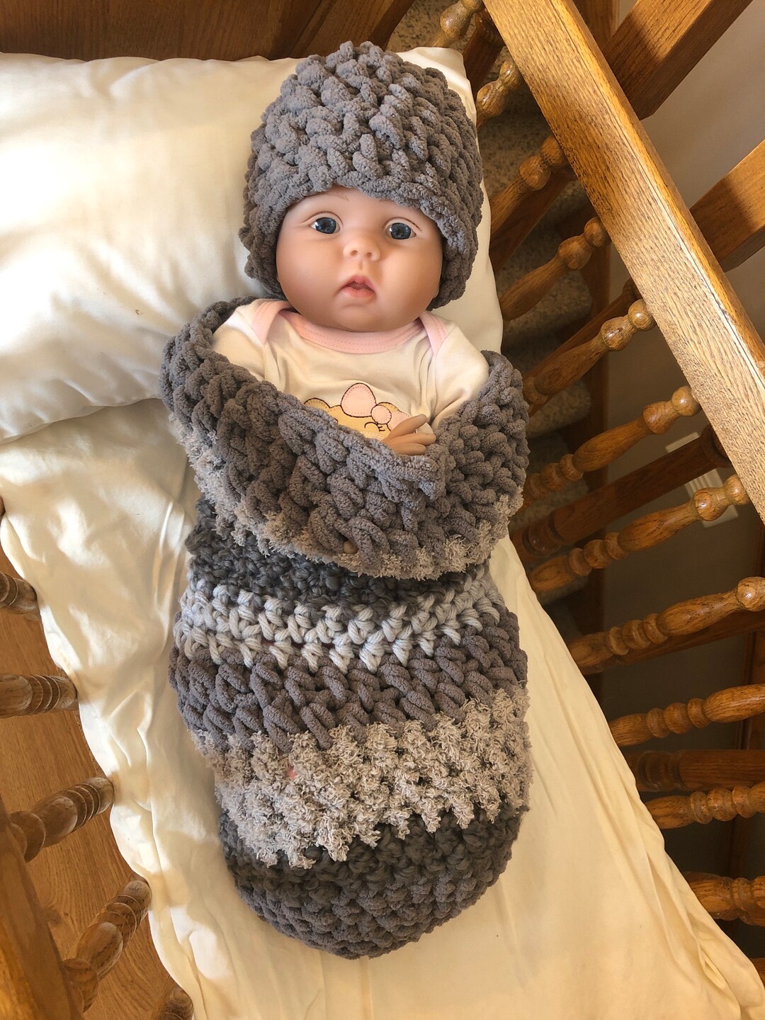 Bunting Bag With Matching Hat, Baby Sleep Sack, Baby Cocoon Etsy