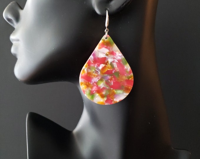 Joyfulheads  Luscious Collection Multicolored Large Tear drop