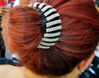 Joyfulheads Jeweled hair bun wrap.
