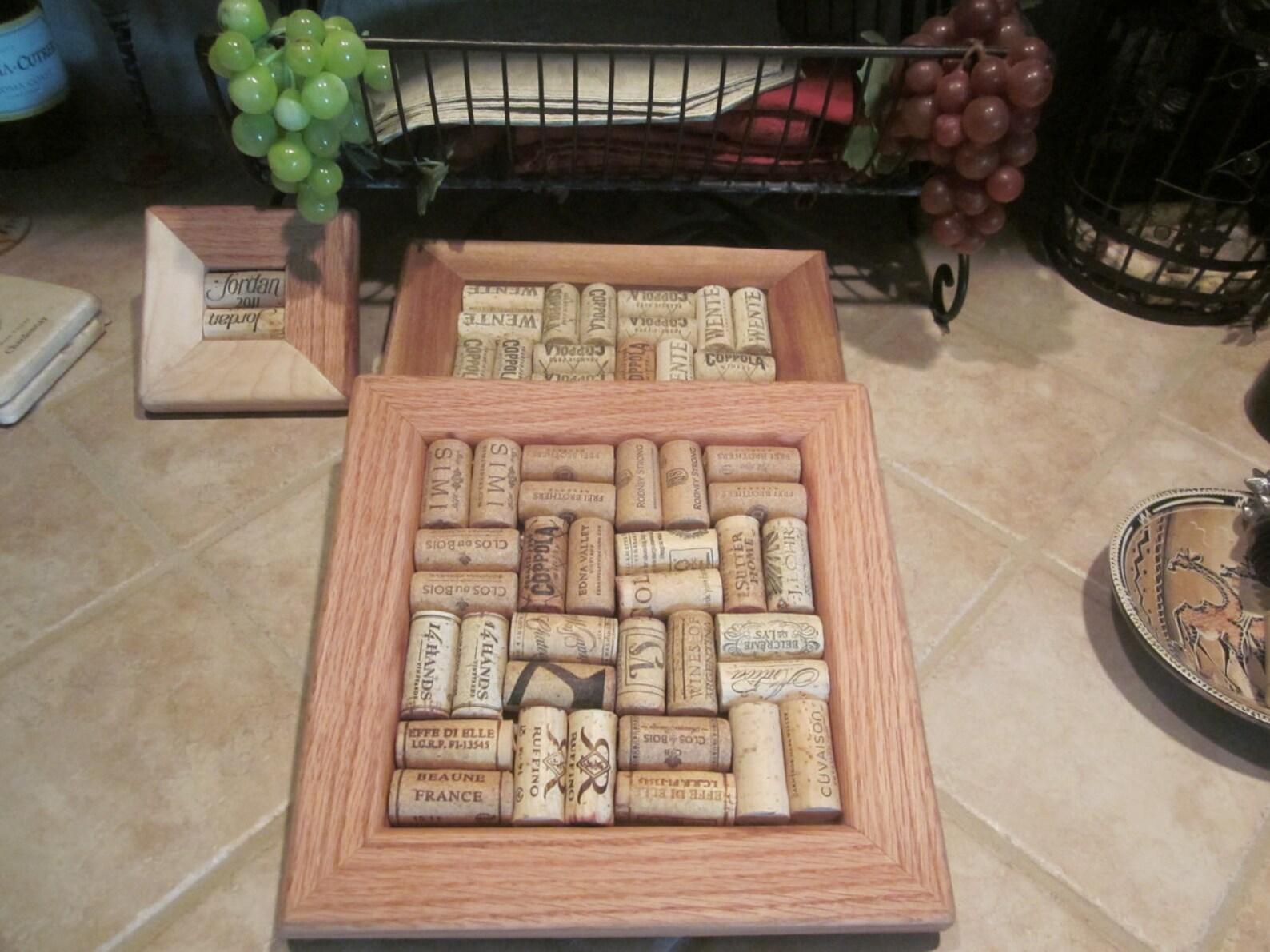 Custom Wine Cork Trivet & Hot Plate Handmade Etsy