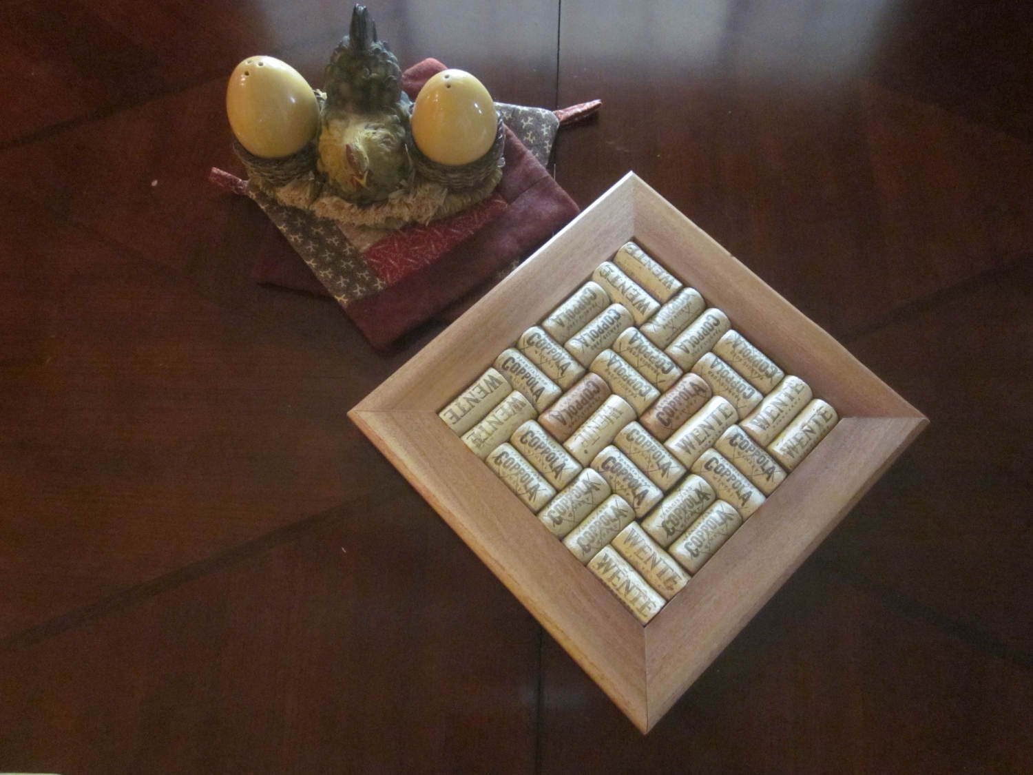 Custom Wine Cork Trivet & Hot Plate Handmade Etsy