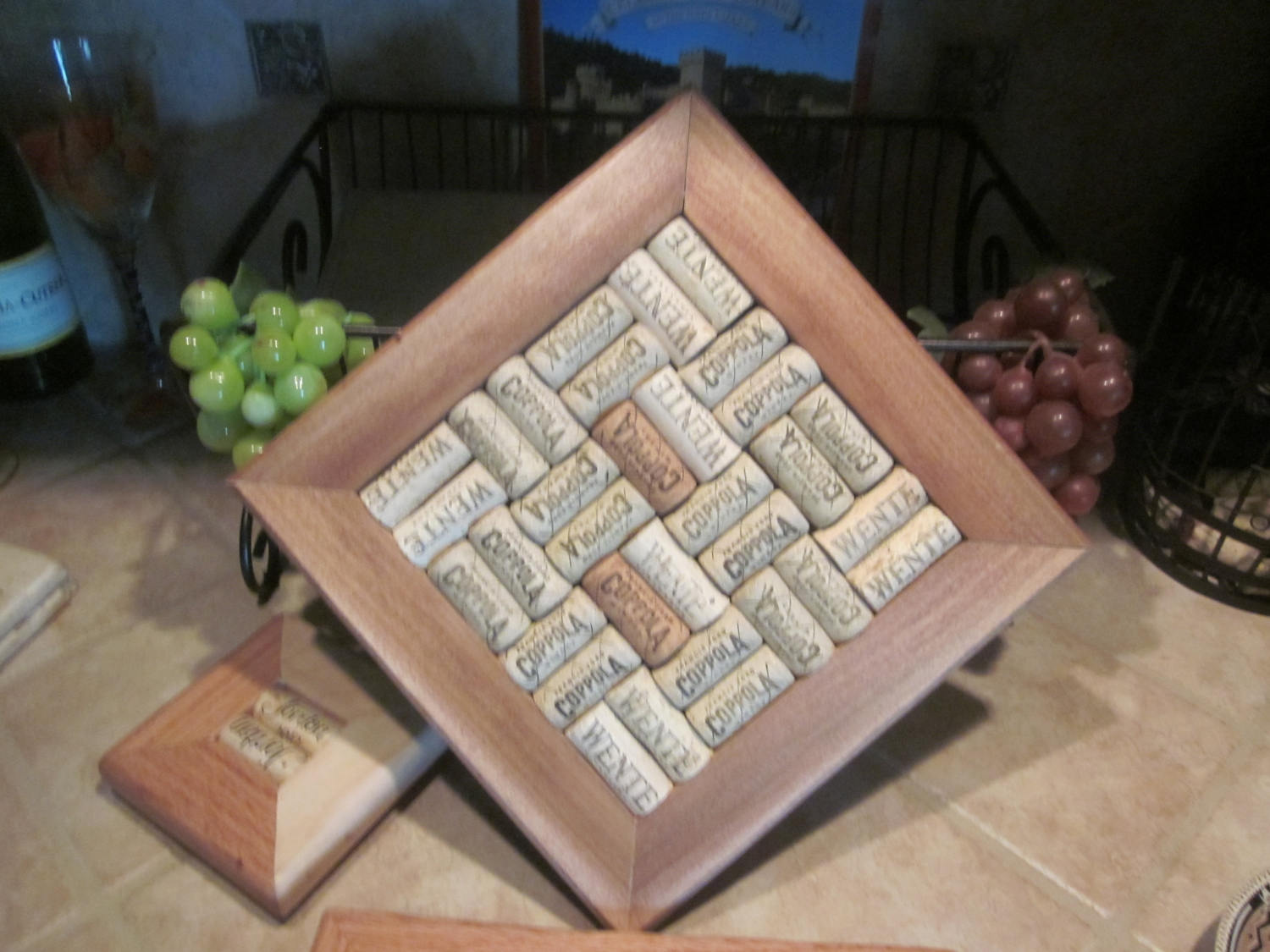 Custom Wine Cork Trivet & Hot Plate Handmade Etsy