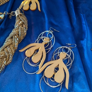 Space Chain Glitoris Earrings