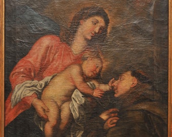 Madonna e Criança com Santo Antônio de Pádua (depois de van Dyck)
