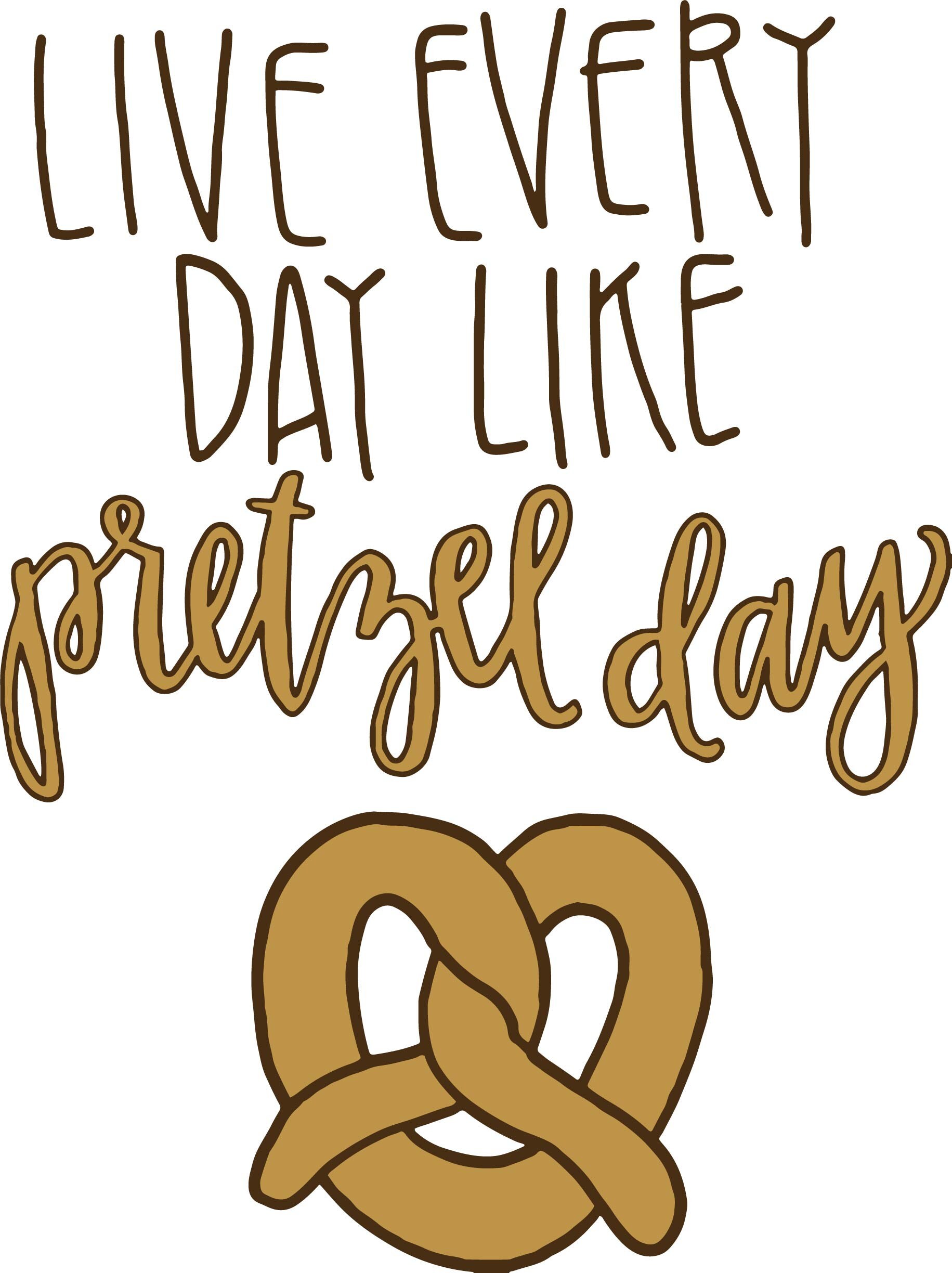Pretzel Day SVG File Instant Download Etsy