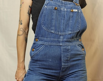 1970s LEE Denim Bib Overalls, Blue Jelt Denim Dungarees - Etsy