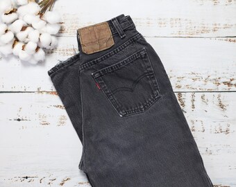 Waist 23 Leg 27.5 90's Vintage Made in USA Levi 501 Jeans