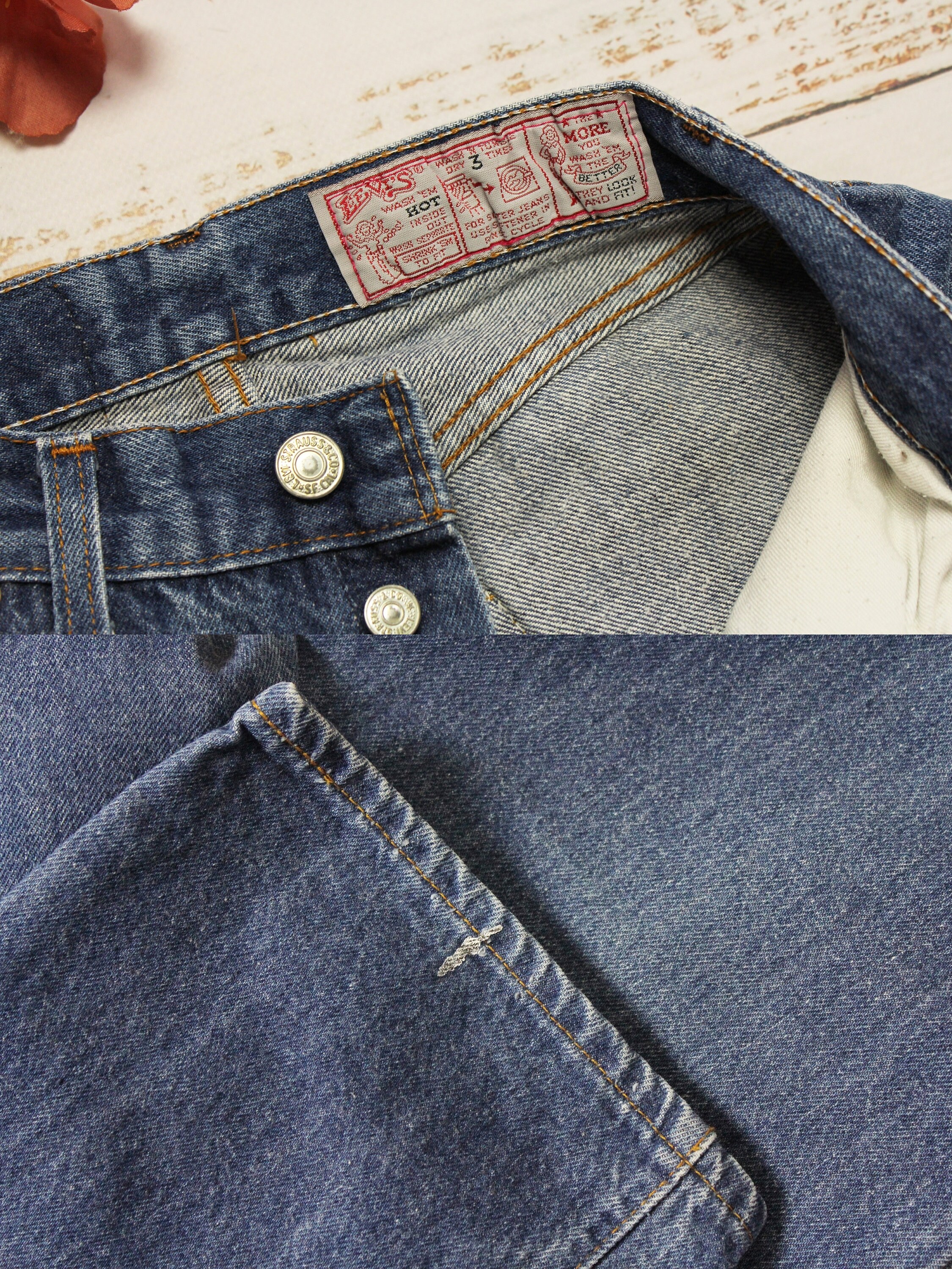 【80s USA】 リーバイス　26501-0156 W27 Vtg Levi Jeans 80's High Rise 26501-0156 27x30 Actual 26x29