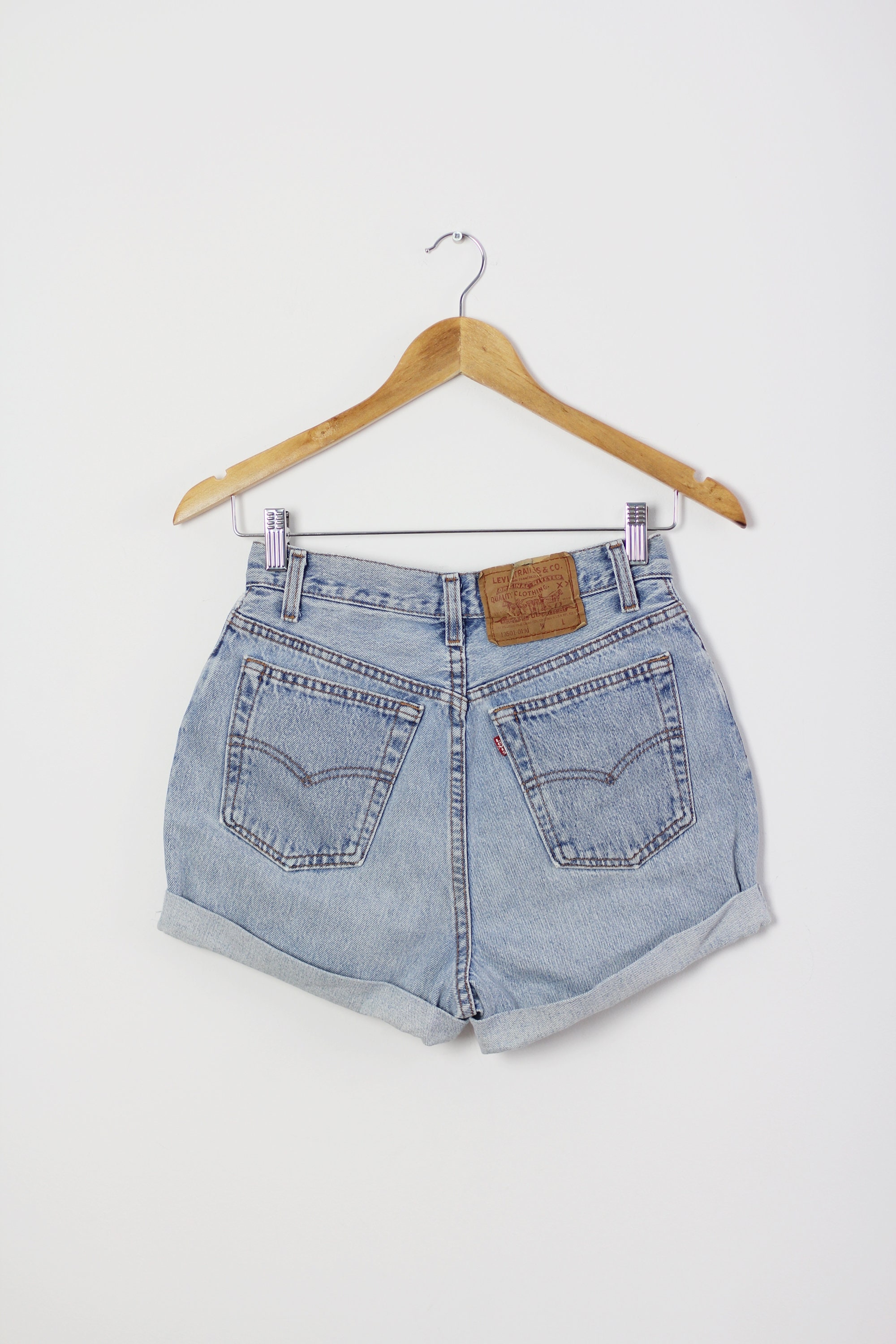 LEVI'S 13501 Size 27 Shorts Rare Ultra High Rise Shorts - Etsy