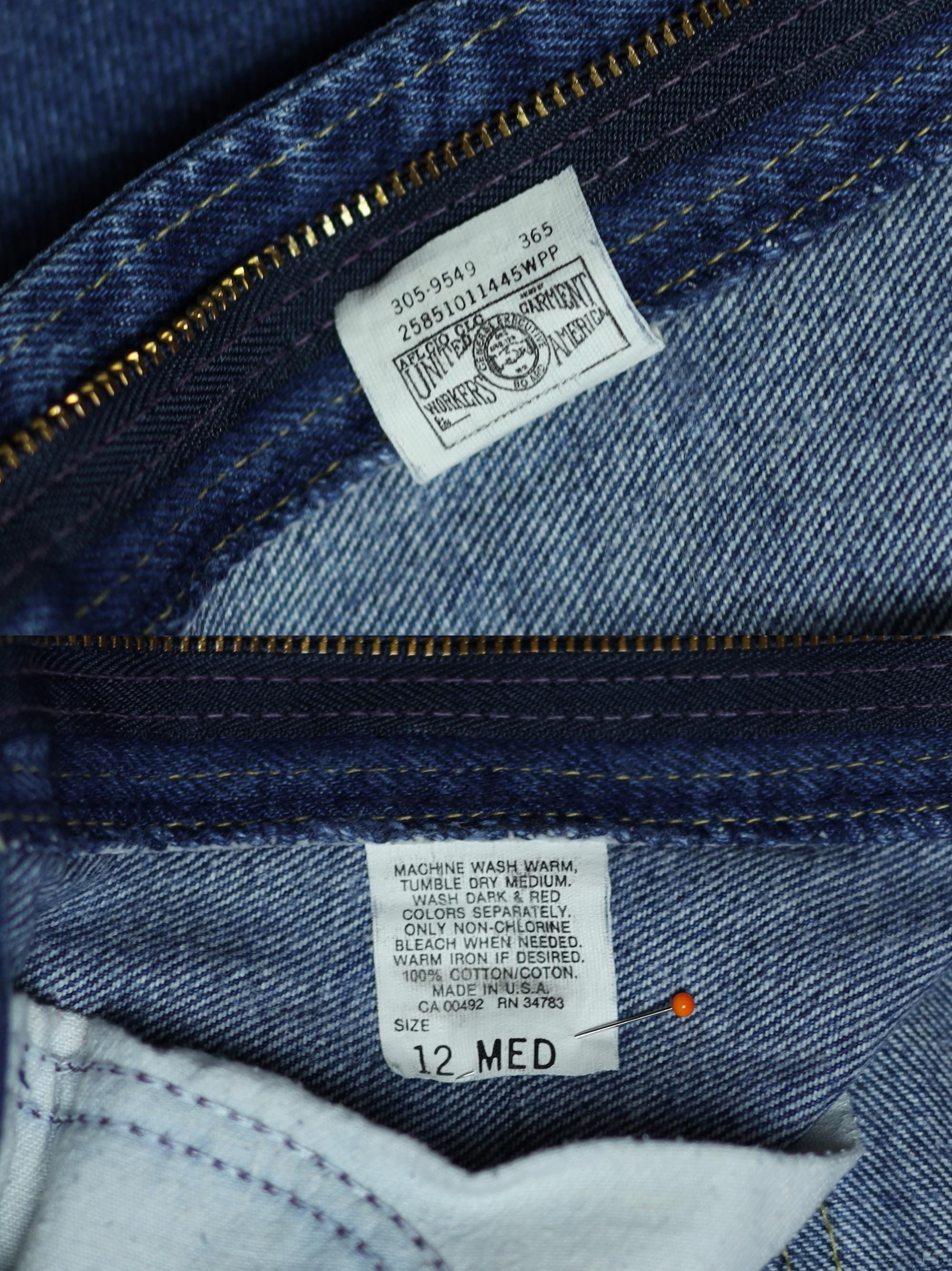 80s LEE Riders Jeans Union Label USA Size W26 L30 - Etsy