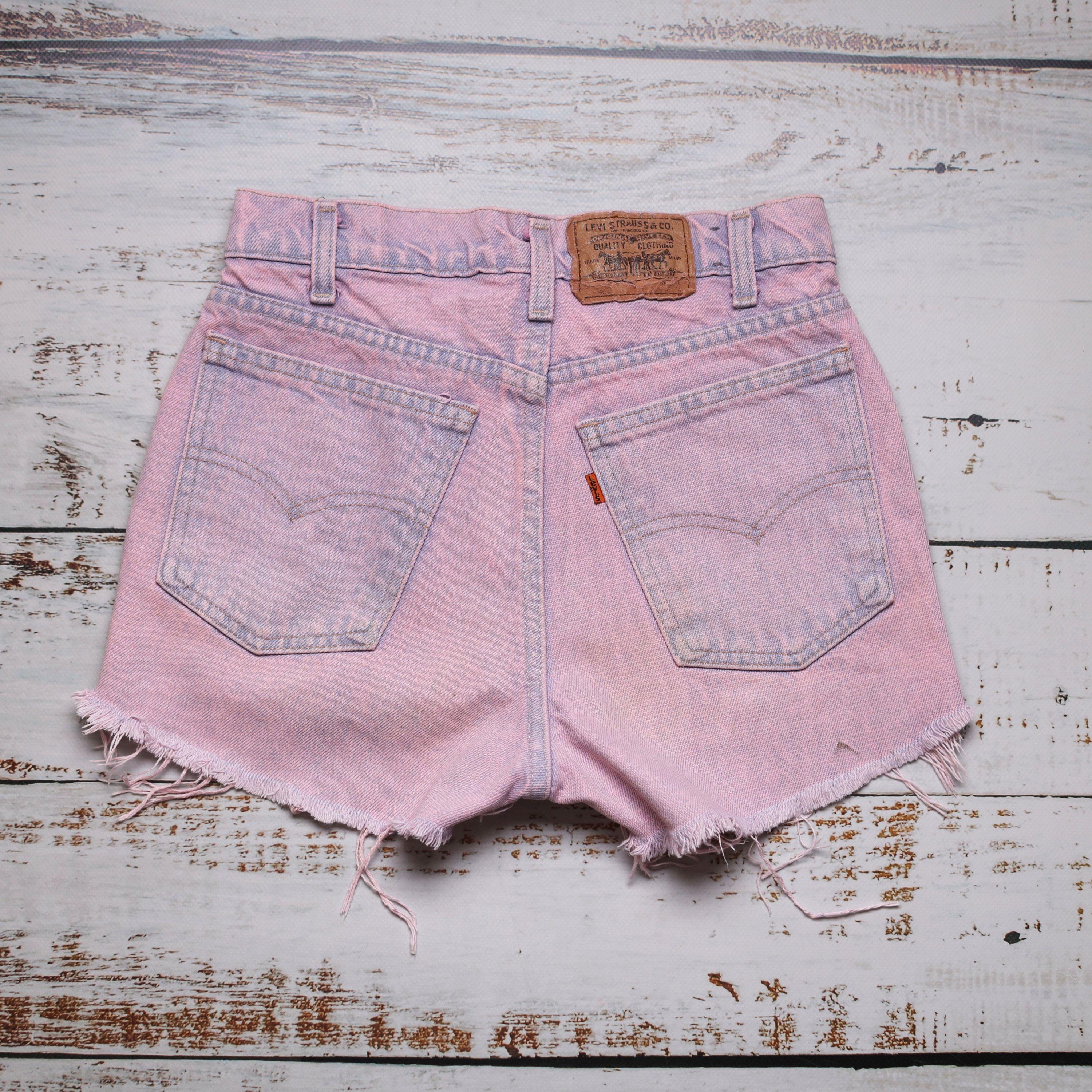 Pink LEVI'S 506 Student Shorts Size 27 Made in USA, Vintage Levi's