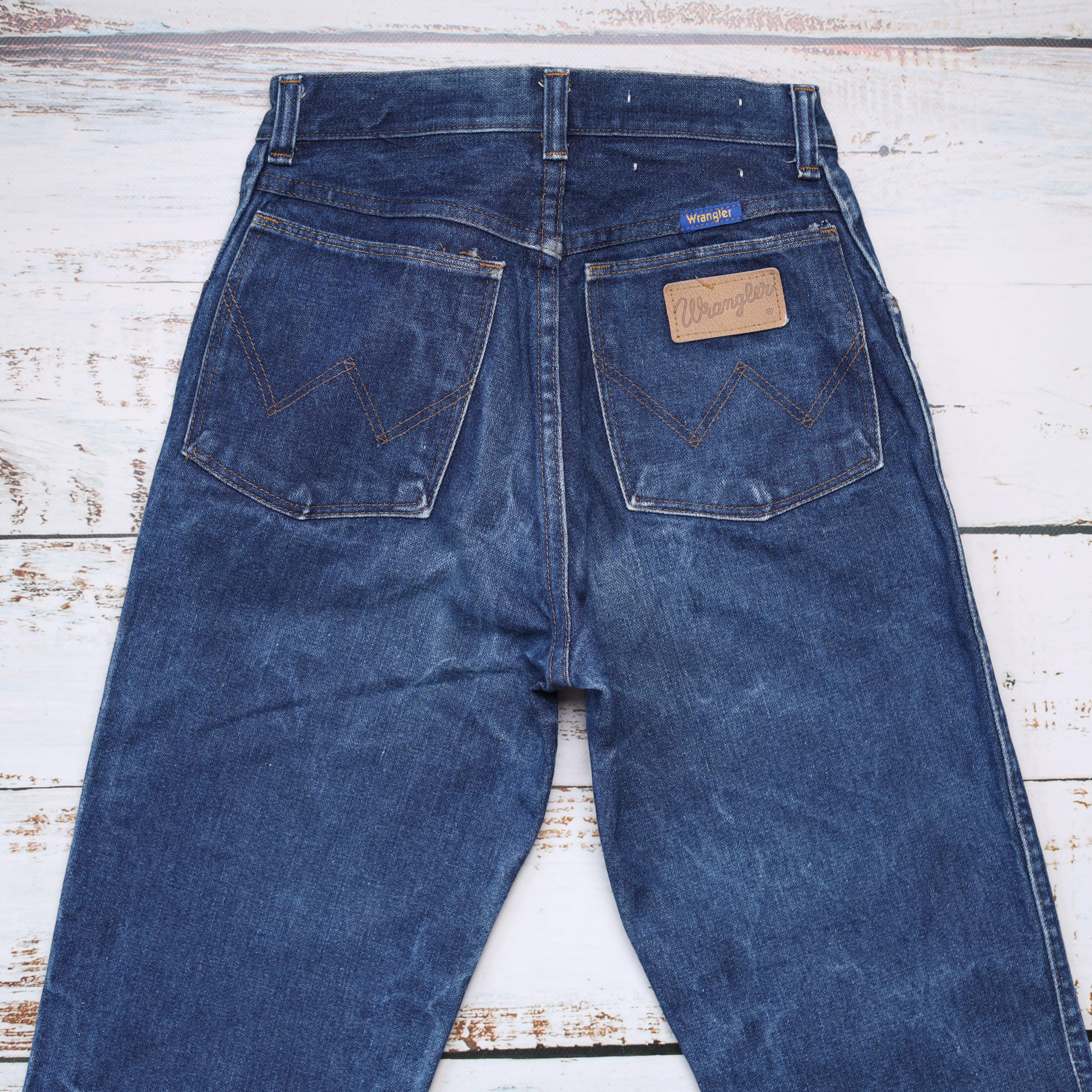 1960's BLUE BELL WRANGLER ★ LIGTHER ★ ORIGINAL Vintage Wrangler Blue Bell Sanforized High Waist