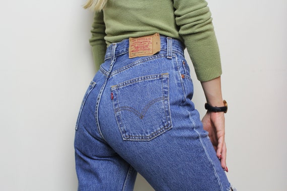 LEVI'S 901 Jeans Size 27 Deep Mid Blue Wash of Denim - Etsy LEVI'S 901 Jeans Size 27 Deep Mid Blue Wash of Denim - Etsy