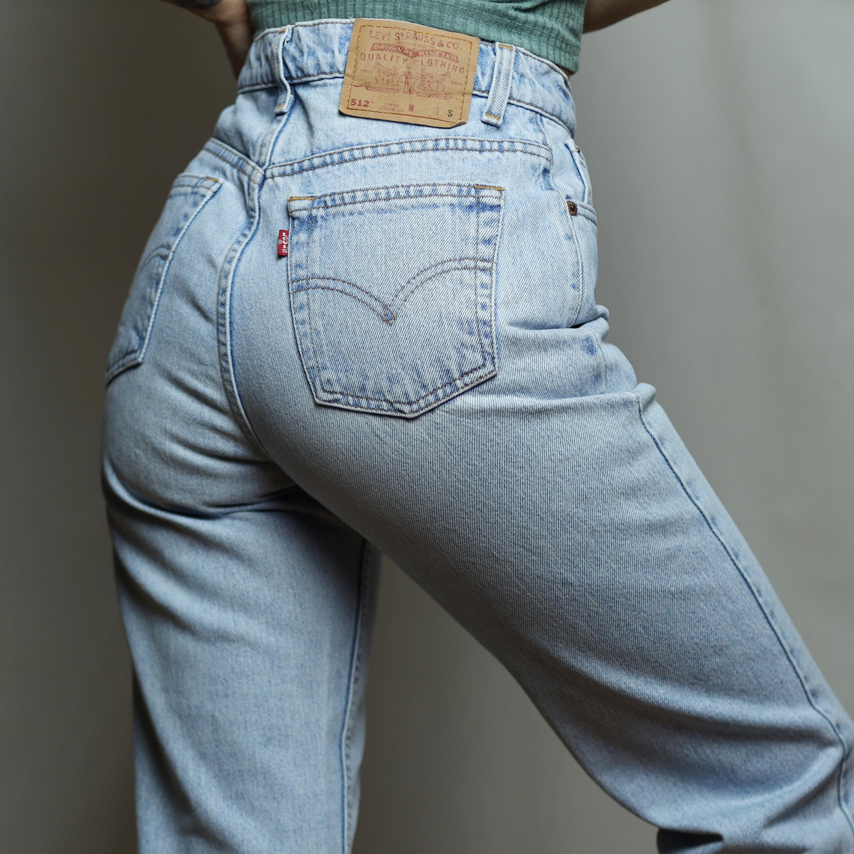 Levi's 512 Jeans Size 27 Light Blue Vintage - Main Image