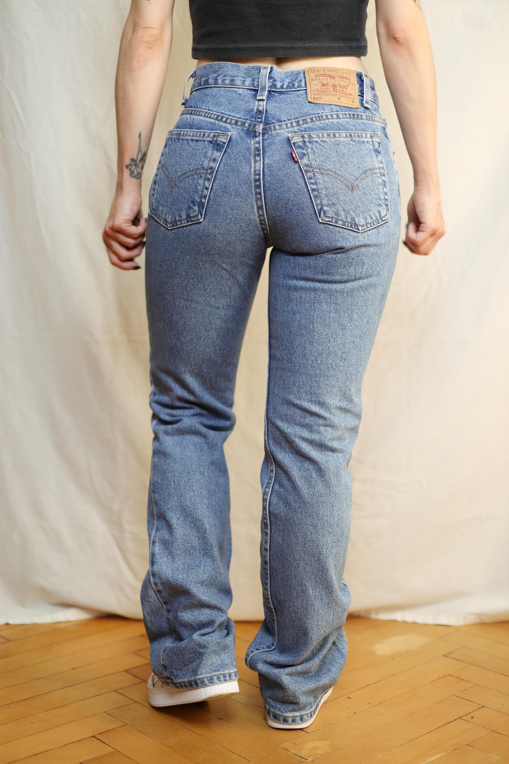 Levi's 517 W28 L32 Jeans Boot Cut, Vintage Low Rise Levi's