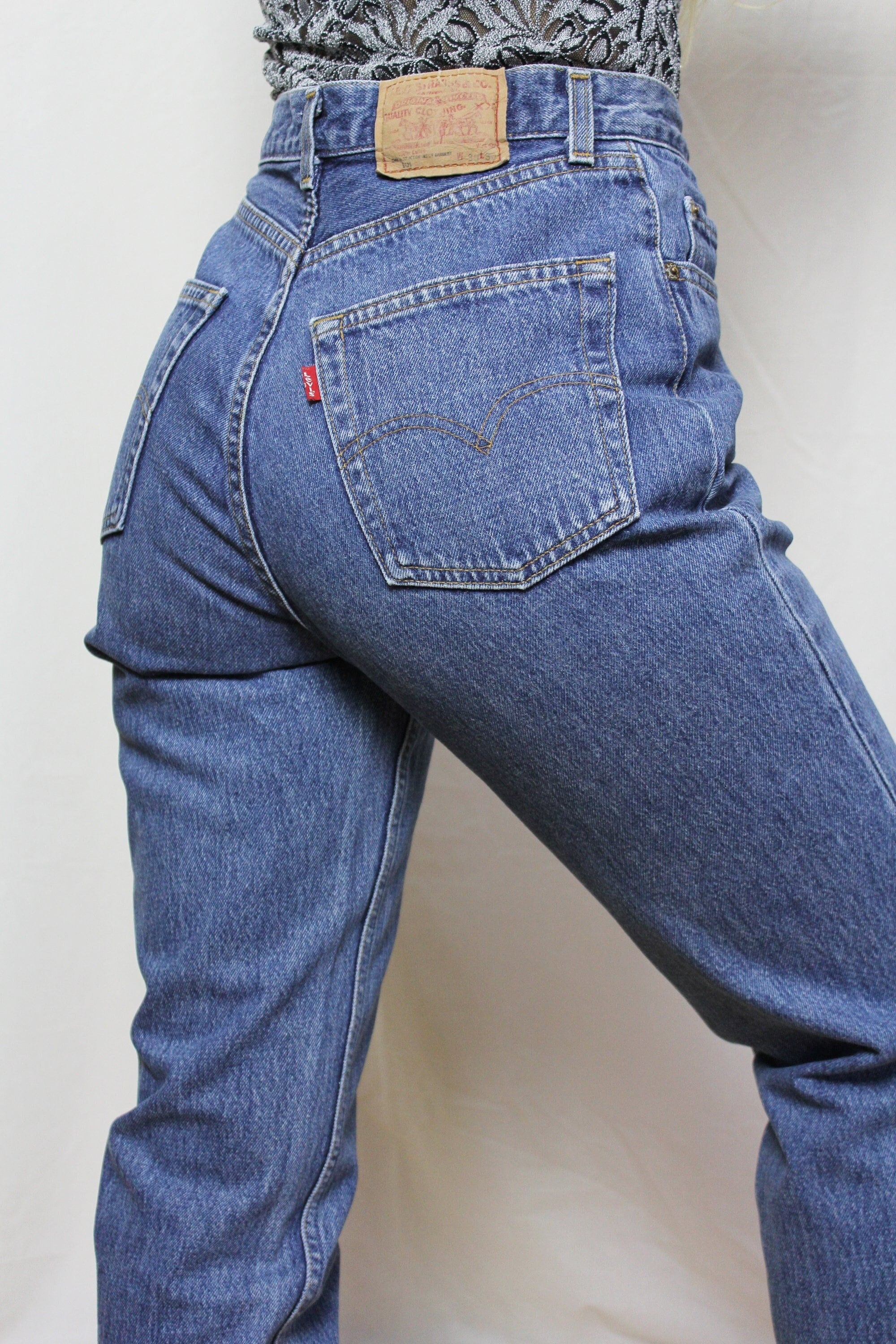 LEVI'S 901 Jeans W27 Vintage Blue Levi Jeans Size W27 L30 - Etsy Israel