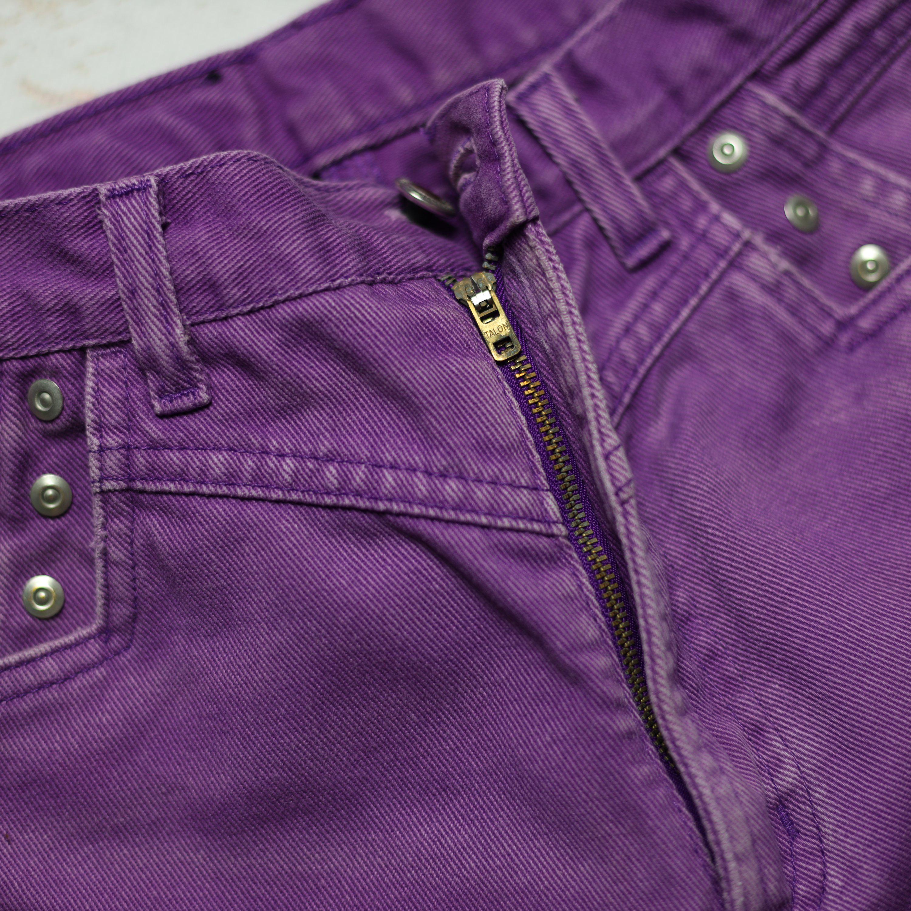 ROCKY MOUNTAIN jeans W26 L32, Western-style purple violet bareback 