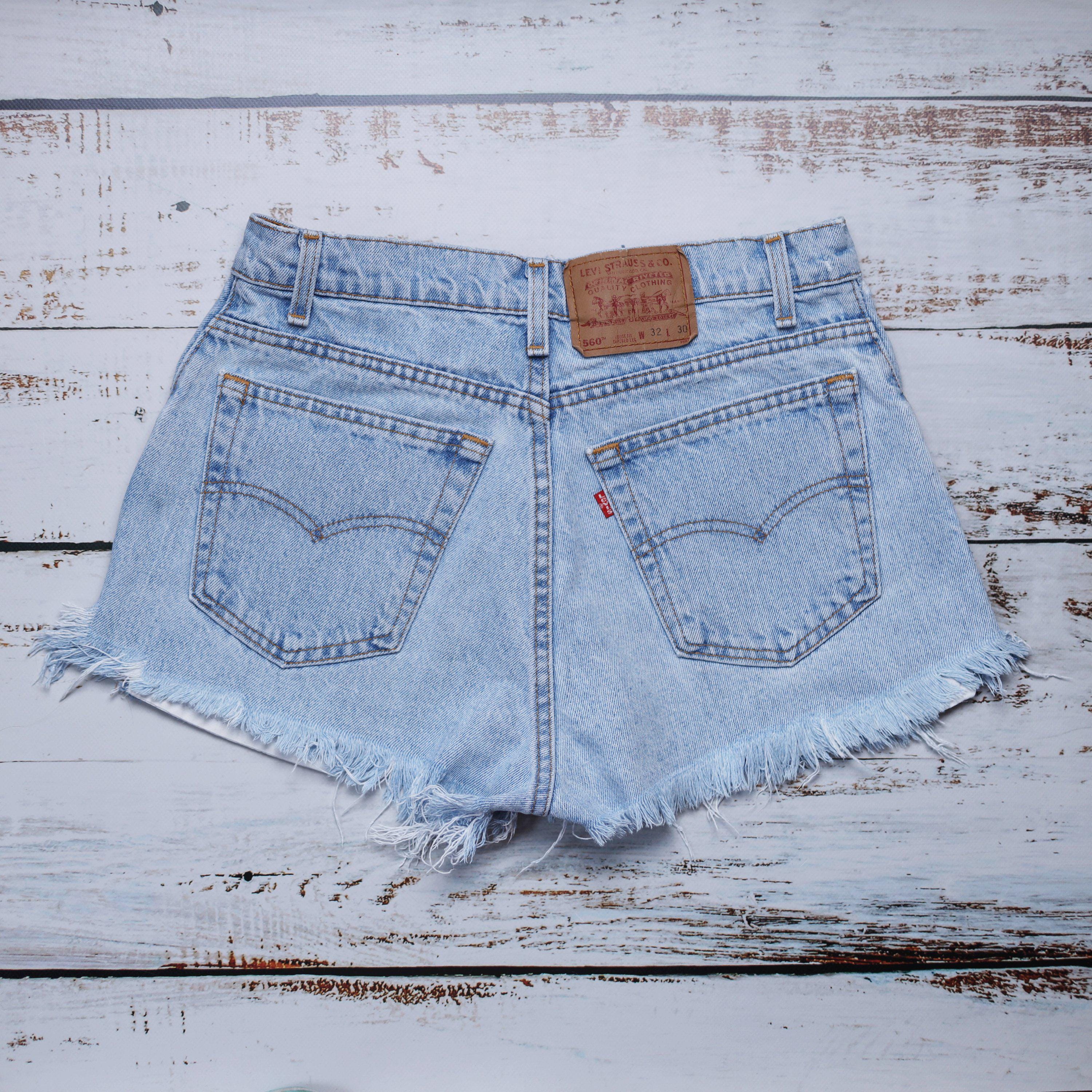 Levis 560 Shorts - Etsy