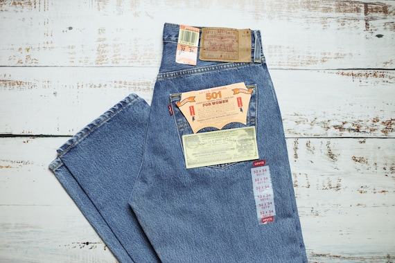 Deadstock Levi's 501 Jeans: Women's W31 L34, Made in USA, 2000 - Etsy