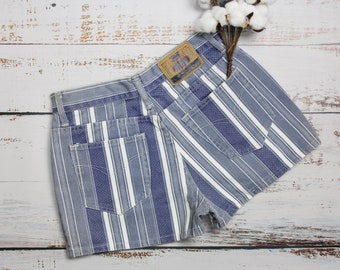Solid & Striped Katoen Gestreepte Shorts in het Blauw Dames Kleding voor voor Shorts voor Hotpants 