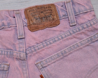 80s USA製 Levi's Vintage 505 Pink Pants Pink LEVI'S 506 Student Shorts Size 27 Made in USA, Vintage Levi's