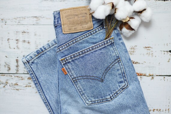 Levis 881 orange clearance tab