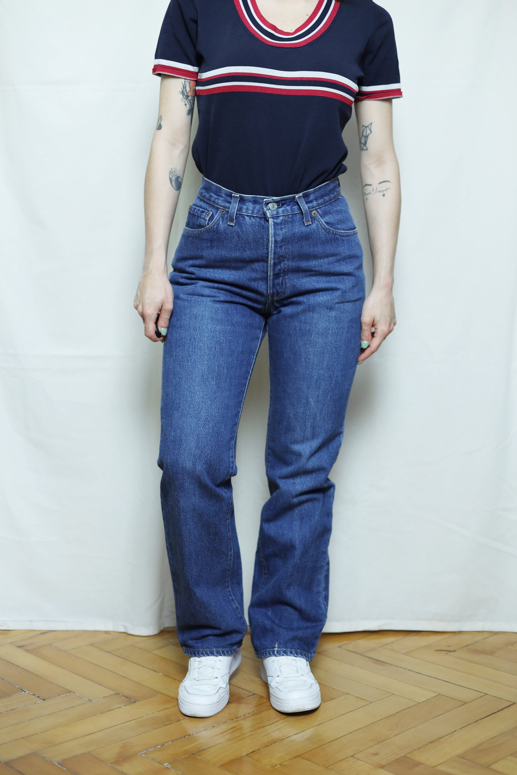【80s USA】 リーバイス　26501-0156 W27 Vtg Levi Jeans 80's High Rise 26501-0156 27x30 Actual 26x29