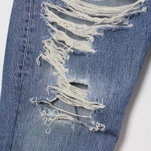 LEVI'S 501 jeans with rips and holes, Size 29 image 9