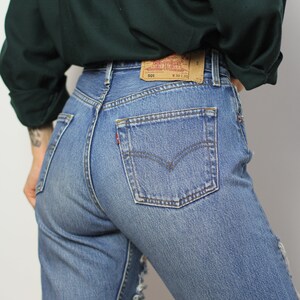 LEVI'S 501 jeans with rips and holes, Size 29 image 3