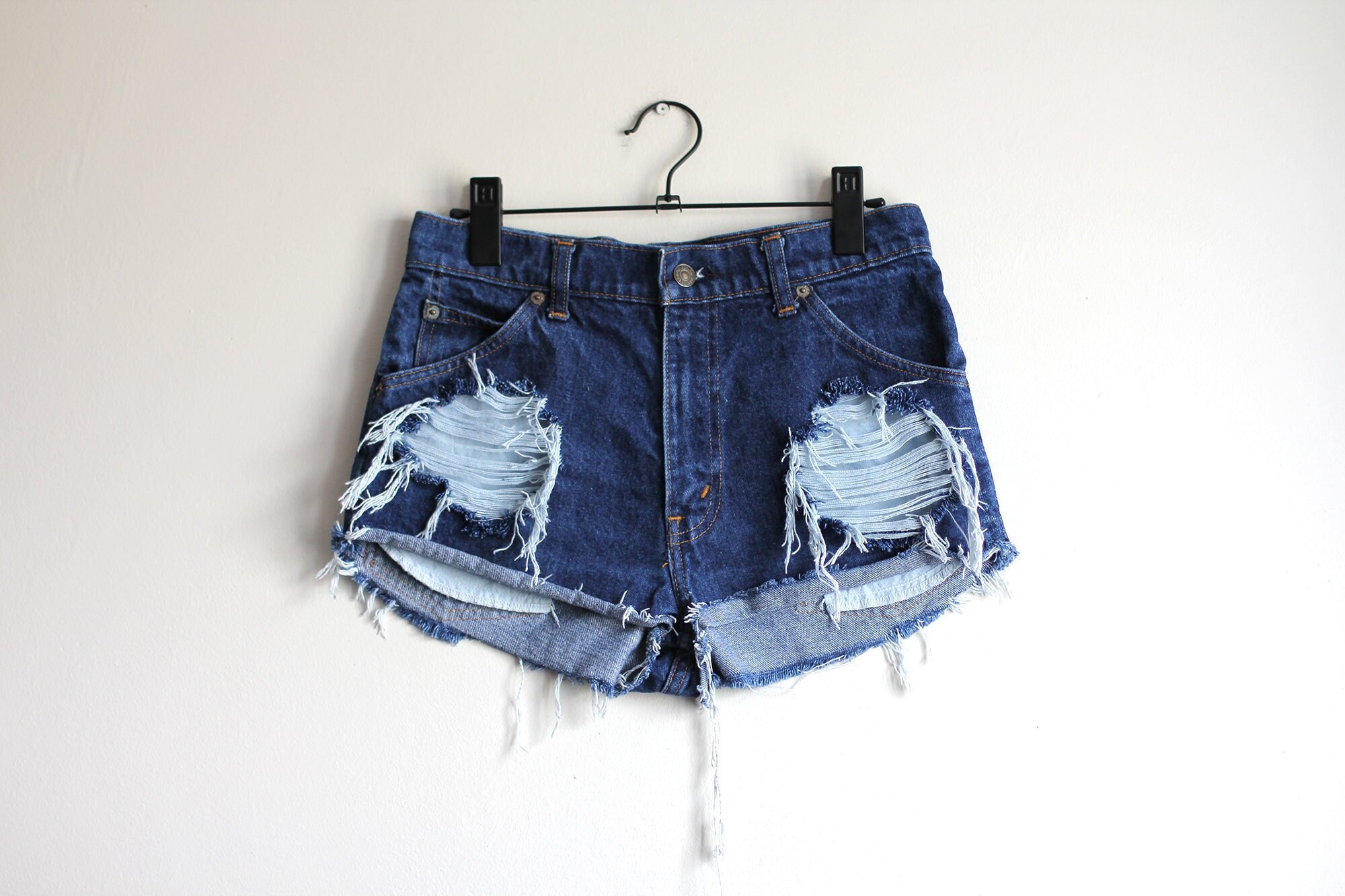 LEVI'S Denim Shorts High Waist 