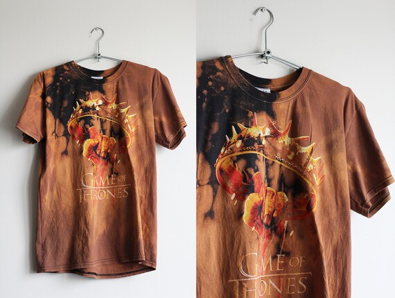 bleached brown shirt