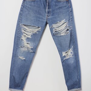 LEVI'S 501 jeans with rips and holes, Size 29 image 6
