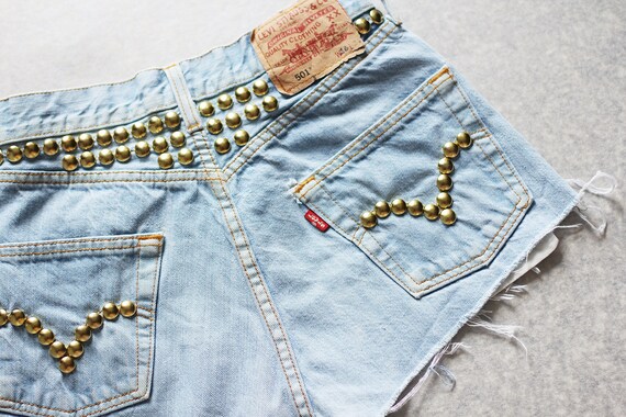 vintage levis 501 shorts high waisted