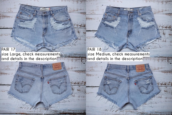 Cut Offs High Waisted Jean Shorts Diy Crochet Crop Top High