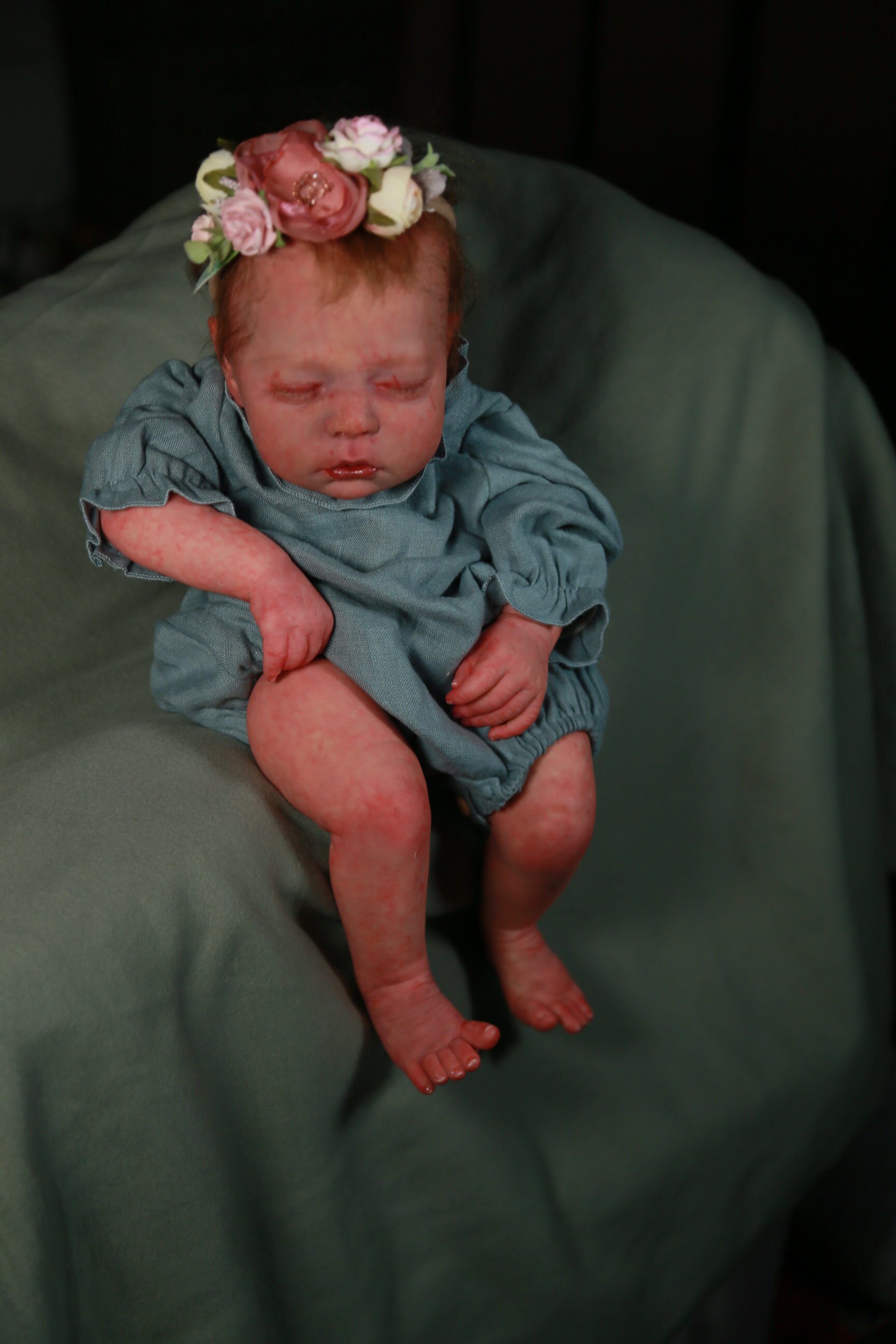 LILIA Realistic Reborn Baby Mottled Skin Tone Etsy