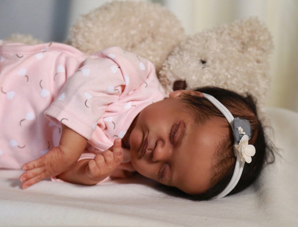 AA reborn baby lifelike EVIE by Laura Lee Eagles Etsy