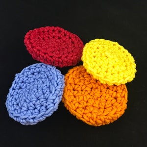 Nylon Round Crochet Scrubbies Dish and Pot Scrubber Scrubbie