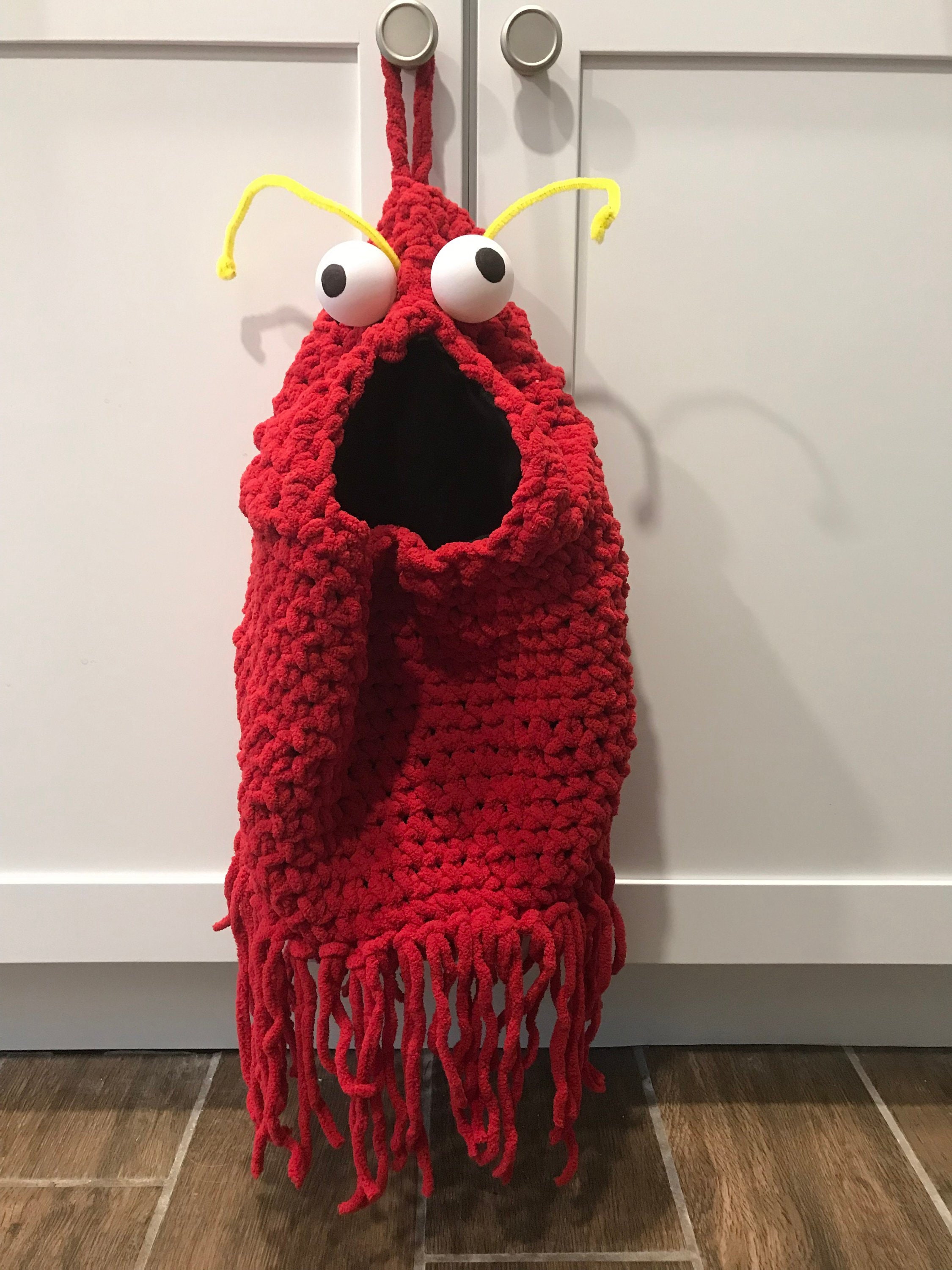 Crochet Yip Yip Sesame Street Alien Toy And Bag Holder Free Etsy