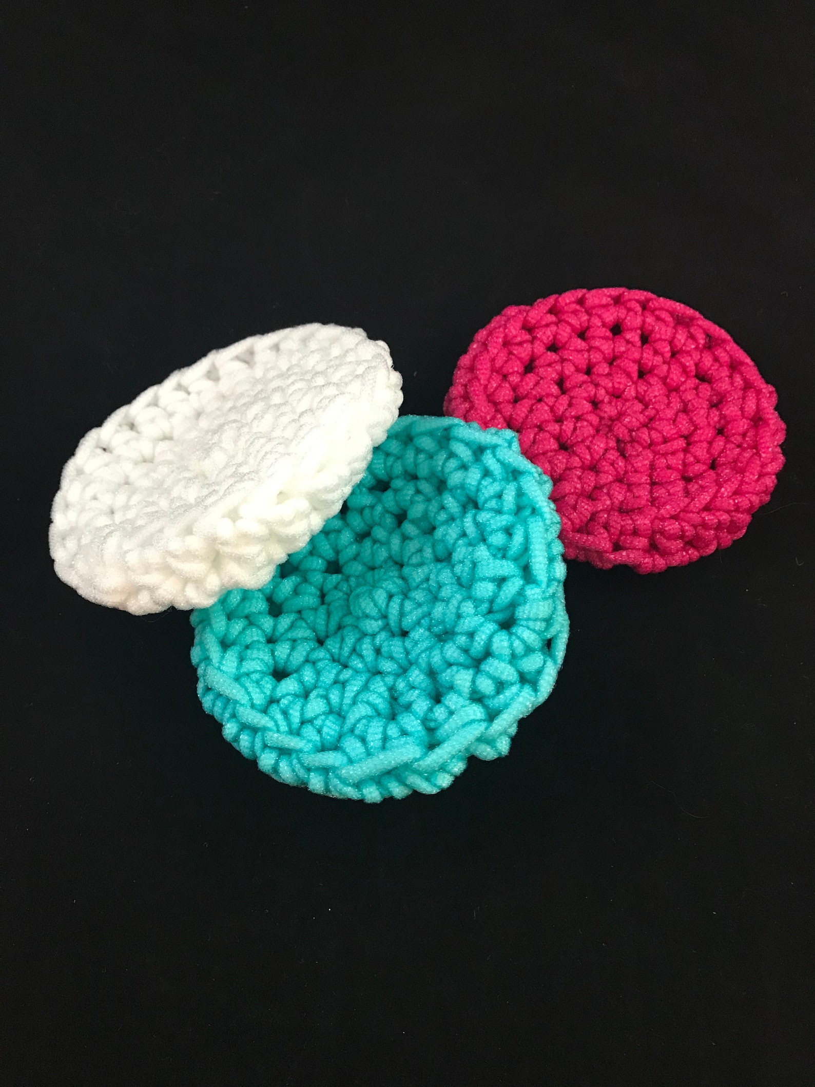 Nylon Round Crochet Scrubbies Dish and Pot Scrubber Scrubbie Etsy