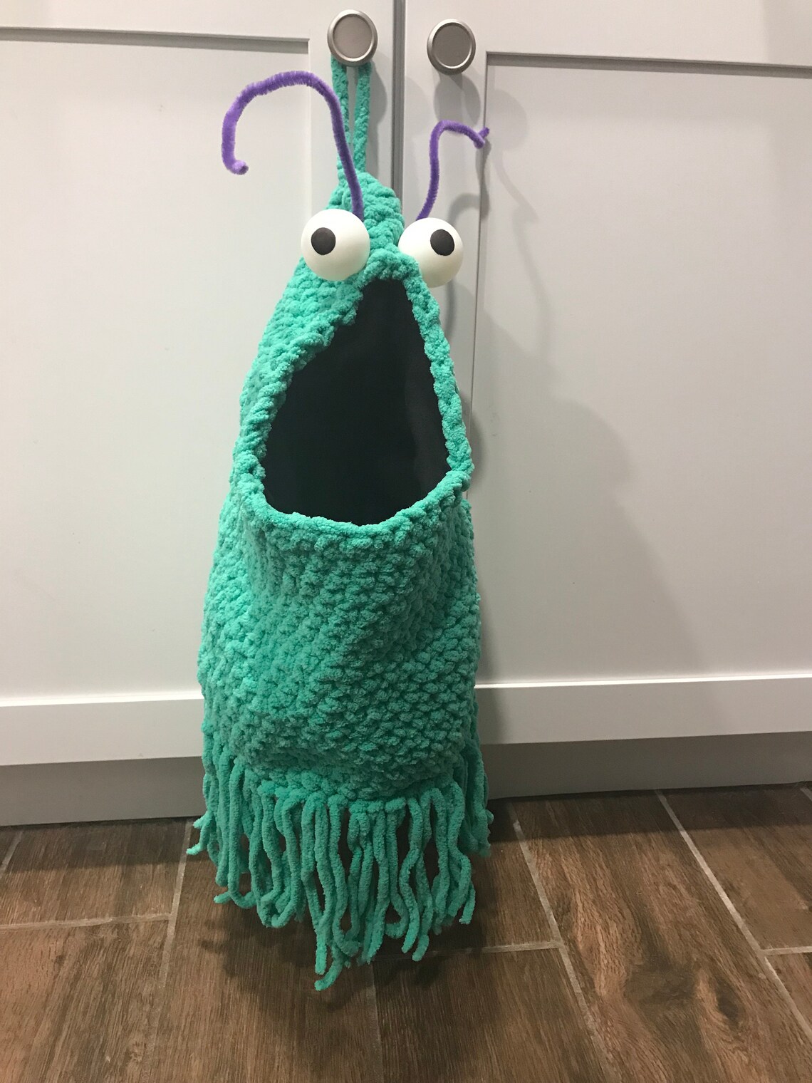 Crochet Yip Yip Sesame Street Alien Toy and Bag Holder FREE Etsy