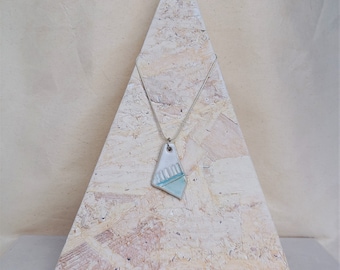 Handmade Ceramic Pendant Necklace