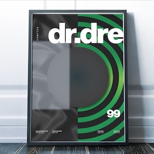 Dr Dre Chronic 2001 Print / Obey / Compton Print / Archival Artwork / Aftermath / Street Art Style / Graffiti / NWA / Slim Shady
