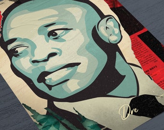 Dr. Dre Art Print: Compton Hip-Hop Legend (A3/A4)