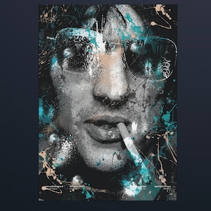 The Verve Poster Kunstdruck Ungerahmt Kunstwerk / Urban Hymns Poster / Indie Music Poster / Rock & Roll / Grunge Poster Art / Adidas Print