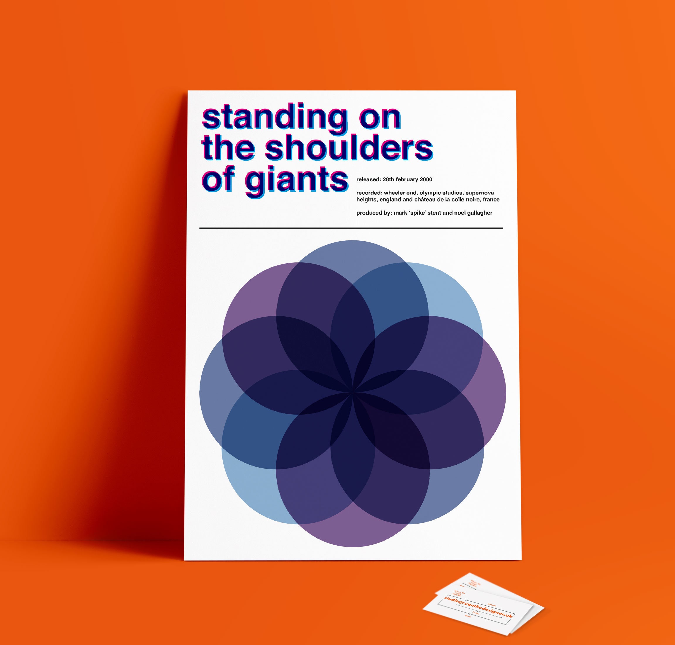 Standing on the Shoulder of Giants Print / Oasis Fan Art / - Etsy